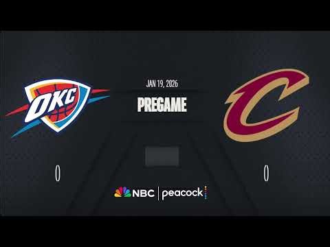 NBA Live Game Scoreboard MLK Day on NBA & Peacock | Oklahoma City Thunder Vs. Cleveland Cavaliers