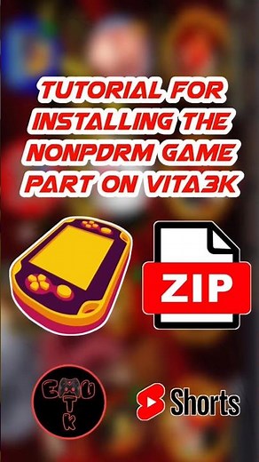 Tutorial for Installing The NONPDRM Game Part on Vita3K #vita3k #vita3kandroid #carapasanggamevita3k
