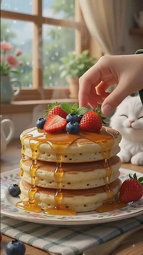 Soft Fluffy Pancakes Recipe 🥞 | Cozy Naqabi Kitchen