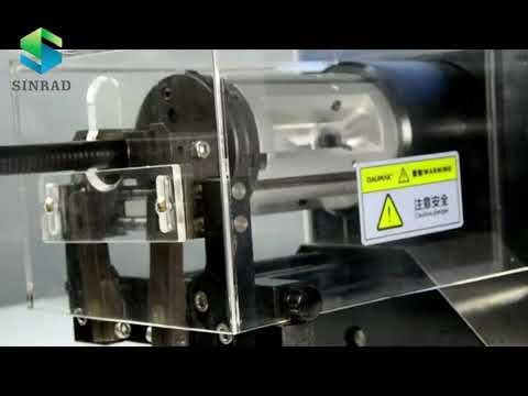 Semi automatic coaxial cable stripping machine