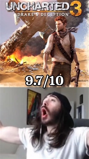 9.6/10?! THE HIGHEST RATED UNCHARTED GAME EVER! 😱✨ #uncharted #viral #ps4gaming #ps3 #pcgaming