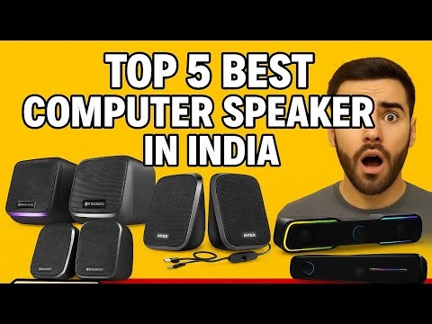 🔥Latest 2025 ✅ Top 5 Best Computer Speaker in india on Amazon | Flipkart | Computer Speaker