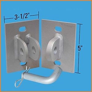 [Hot Item] Enhanced Dock Hardware Hinge Kit - Hot Galvanized Carbon Steel