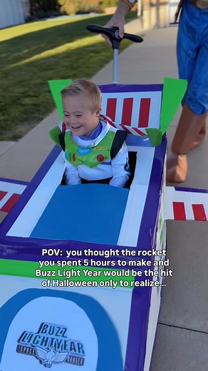 22K views · 1.4K reactions | That last clip of Mr. Potato Head running though . Everyone thought Huddy and his rocket were so cute. But everyone thought Mr. Potato Head was hilarious! And I agree! Thankful that Huddy’s older brother wanted to wear it around Halloween night. It was a huge hit!! I’m still laughing watching these clips. #downsyndrome #halloween #mrpotatohead #toystory #funnyclips #funnyhalloweenclips | Melanie Droubay | Facebook