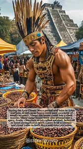 The Maya and Aztecs didn’t just drink chocolate, they used it as money. #AncientCurrency #CacaoHistory #AztecMaya #Xocolatl #FoodFacts #HistoryRevived | History Revived