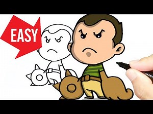 How to draw spider man SANDMAN｜Easy & Cute CHIBI drawing for beginners