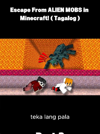 Escape From ALIEN MOBS in Minecraft! ( Tagalog ) #MinecraftTagalog #pepesantv #ceegeegaming #sheyyyntv #pepesan #ararplays #esonitv
