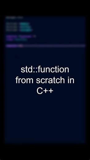 Implementing std::function in C++