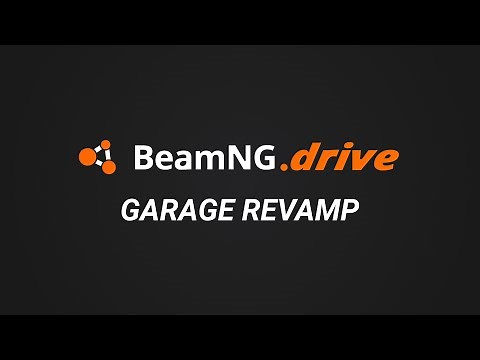 BeamNG.drive - Garage Revamp