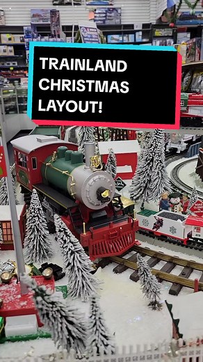 Check out the Christmas Layout at Trainland! Browse all the Christmas Trains in different scales in the store or online at Trainworld.com! @ModelTrainHO . . . #trainworld #trainland #modeltrains #trains #modeltrain #modeltrainlayout #modeltrainhobby #railfan #toytrain #toytrains #trainset #trainsets #ridewithtrainworld