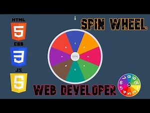 Create Spin Wheel Using HTML, CSS And JavaScript.