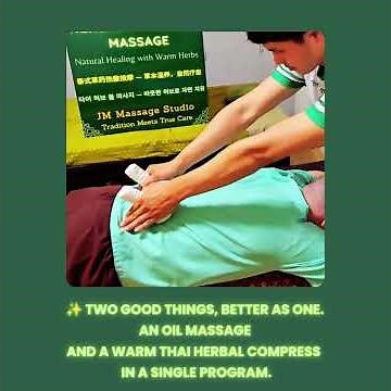 Oil Massage & Thai Herbal Compress. A Signature Relaxation in Chang Klan, Chiang Mai. #chiangmai