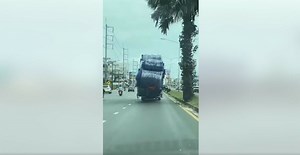 Overloaded truck in Phuket sparks road safety concern (video)