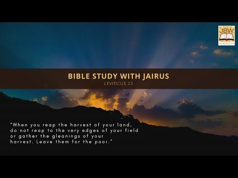 #Bible #Jairus - #Leviticus 23 The Sabbath principles and the seven festivals of the Israelites