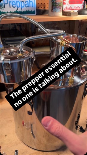 Prepper Press on Instagram: "5 reasons a home alcohol still is perfect for preppers. #prepper #homebrewing #moonshine #preppergear #doomsdayprepper #shtf"