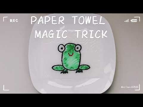 Paper Towel Magic Trick ✨ “Children see magic because they look for it.”