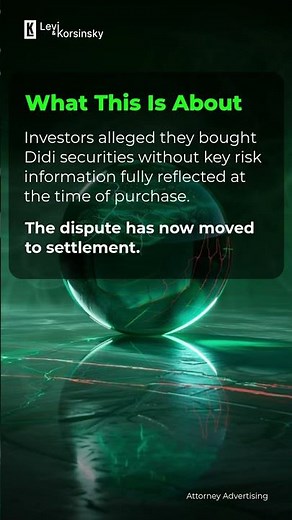 Didi Global Case Update: Who Is Eligible to File a Claim?