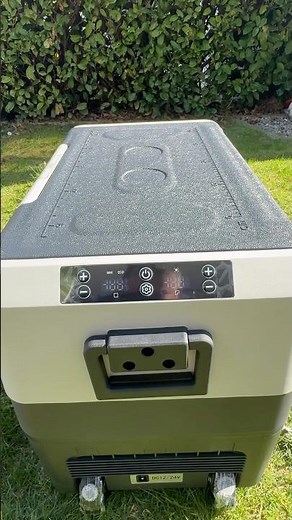 VEVOR Camping Auto Kompressor Kühlschrank 45L Kühlbox 12/24 V Rollbare Gefrierbox Doppelzone #vevor