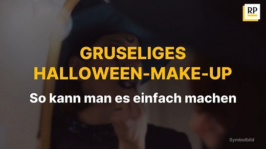 Gruseliges Halloween-Make-Up: So kann man es einfach machen
