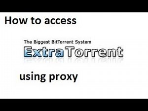 How to access blocked torrent sites | unblock Extratorrent site