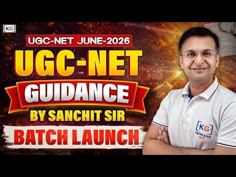 UGC NET June 2026 Computer Science Batch Launch 🚀 By Sanchit Sir | Powered by KGAI 🤖✨