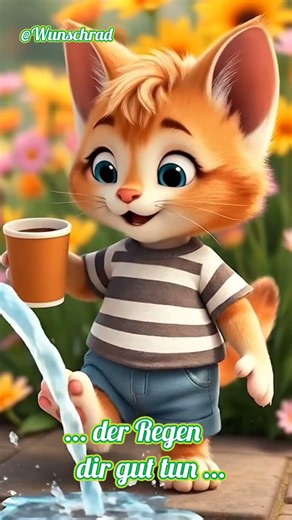 Möge der Kaffee besonders gut schmecken und die Luft super frisch sein ☕😘