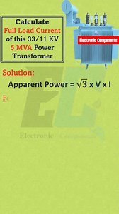 383K views · 3.6K reactions | 5 MVA Transformer Full Load Current #electronic #electrohouse #Electric #electrician #electronicmusic #electronics #electricianlife #electrical | 퐄퐥퐞퐜퐭퐫퐨퐧퐢퐜 퐂퐨퐦퐩퐨퐧퐞퐧퐭퐬 | Facebook