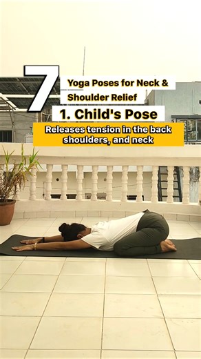 7 Yoga Poses for Instant Neck & Shoulder Pain Relief ||#YogaForNeckPain #StretchingRoutine #YogaTips