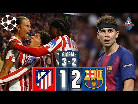 💥 ATLETICO MADRID ELIMINATES BARCELONA FROM THE CHAMPIONS LEAGUE! | Atletico Madrid 1-2 Barcelona...