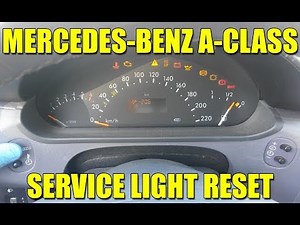How to reset service light / service indicator Mercedes-Benz A-Class W168 (1997 – 2004) in 6 steps