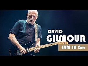 David Gilmour Style Slow Minor Blues Ballad Backing Track Jam in Gm