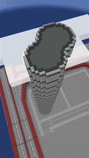 Minecraft skyskraper timelapse #minecraft #timelapse