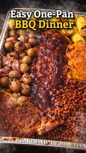 Easy one-pan BBQ dinner that feeds everyone