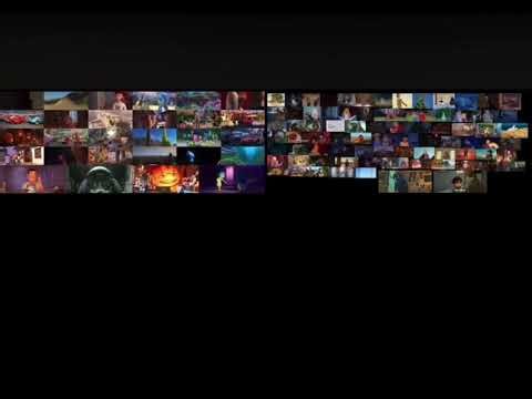 All walt disney animations studio 1937 to 2025 / pixar 1995 to 2025 at same time