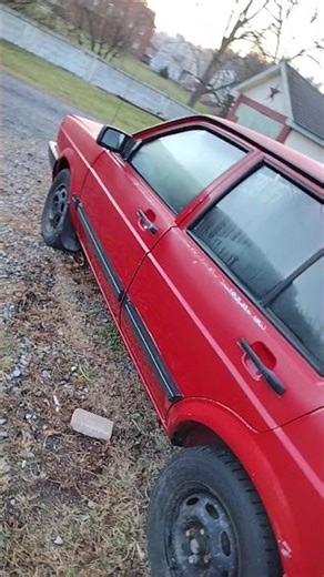 showing off my vw fox 1988