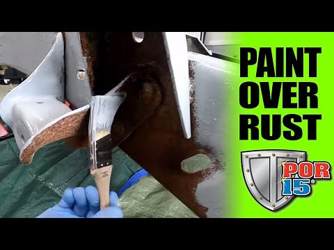 Painting a rusty frame with POR 15 | Budget OBS Build