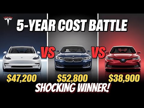 What's the REAL Cost of Owning a Tesla vs BMW vs Toyota?