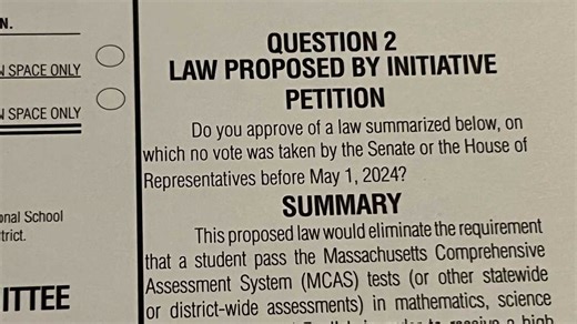 Massachusetts could vote to eliminate MCAS from graduation requirements in November