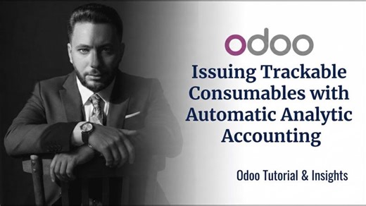 How to Issue Trackable Consumables in Odoo and Apply Auto Analytic Distribution | Ahmed Al Maghrabi