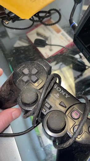 Cleaning a Gross PS2 Controller 🥵 #fyp #ps2 #playstation #gross #eww #dirty #foryou #filthy #foryoupage #tech #cleaning #videogames #curtwj