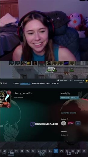 INSANE Streamer Moment! "When am I not high?" - Hoodiestealerr CS:GO