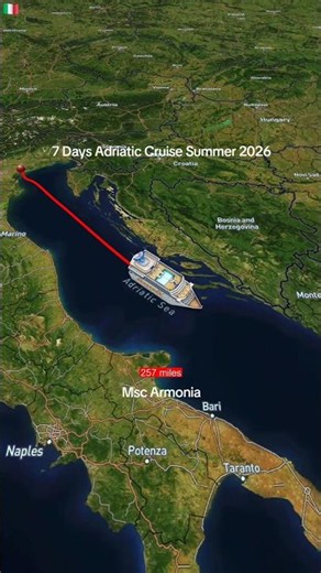 7 Days Adriatic Cruise Summer 2026 with Msc Armonia #mscarmonia