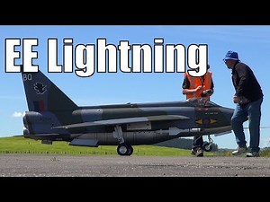 Huge EE Lightning jet-turbine powered RC plane