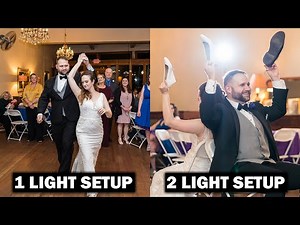 Flash Photography For Wedding Receptions: 1 Light Setup VS 2 Light Setup