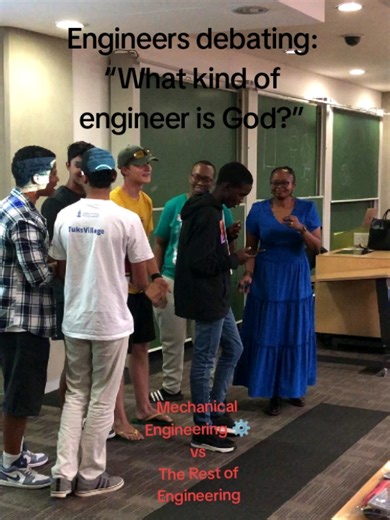 During our engineering development (JSU) session, each discipline introduced itself. In my speech, I used a powerful analogy: Imagine three engineering students debating what kind of engineer God must be based on the design of the human body. The Civil Engineer said he is a plumber because of the waste system. The Electrical Engineer would say an electrician because the nervous system and brain signals. But the Mechanical Engineer looks at the joints, the hinges, and the heart as a pump running 