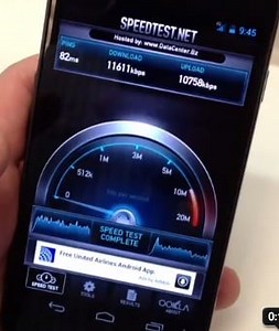 Galaxy Nexus 4G LTE Speed Test [Midwest]