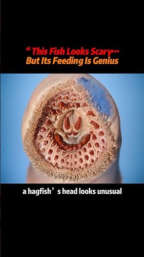 This fish looks scary…”but its feeding is genius#fyp #knowledge #science #usa