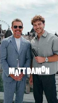 Matt Damon’s here to cheer everyone up ☺️