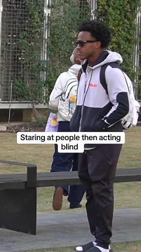 Blind Prank Reaction: Staring Leads to Unexpected Drama