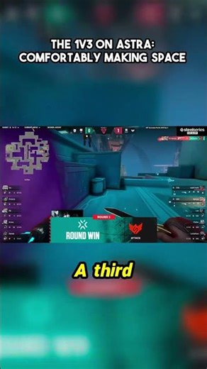 Watch as a masterful 1v3 unfolds on Astra!